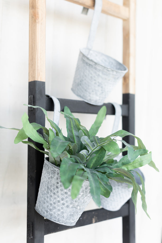 Set of 3 Hobnail Buckets