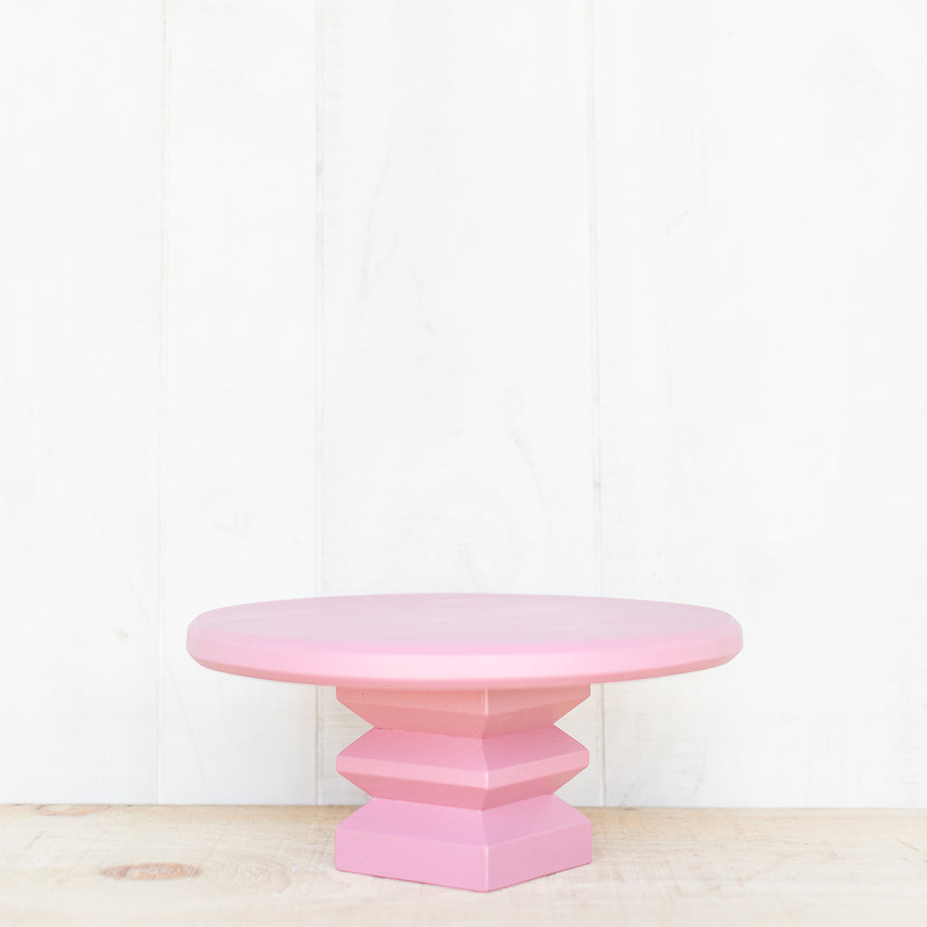 Wooden Cake Stand - NEW Colors