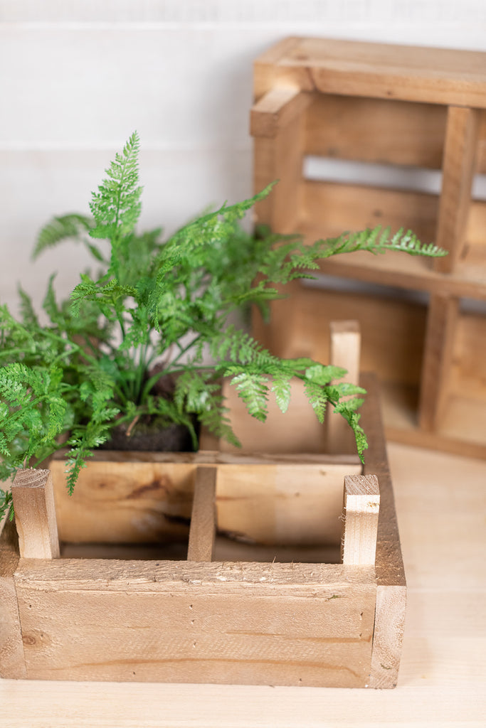 Wood Crate Planter